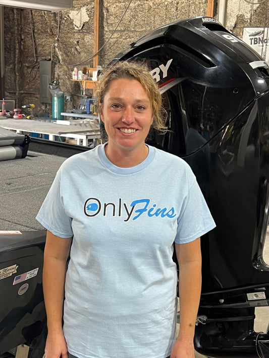 OnlyFins T-Shirt from Little Riddle Jig Co